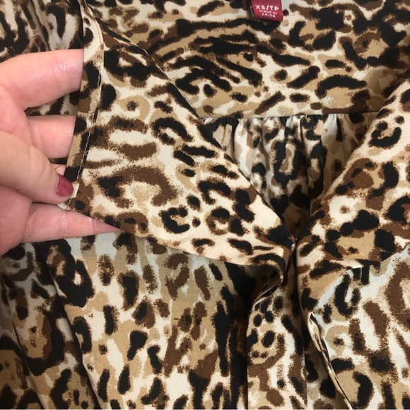 Merona Leopard Print Dress  Size XS New Without Tags - Picture 6 of 8